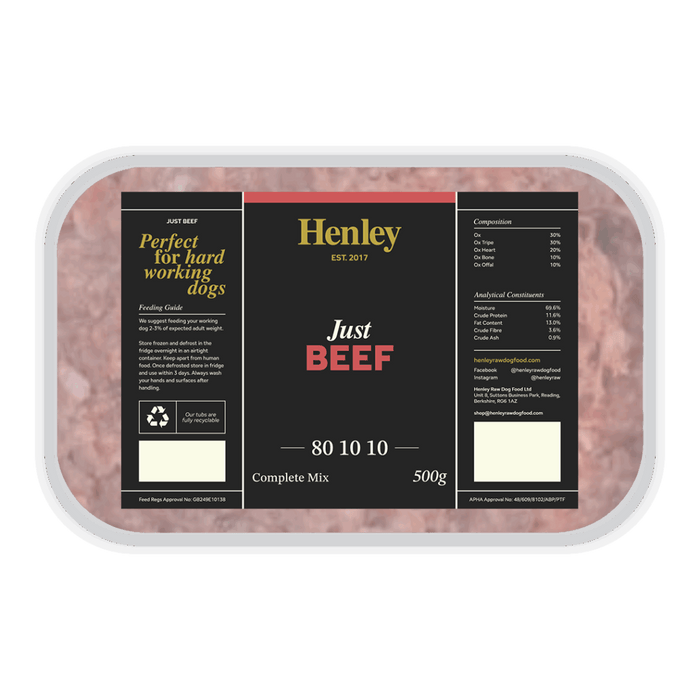 Just Beef 80-10-10 - Henley Raw