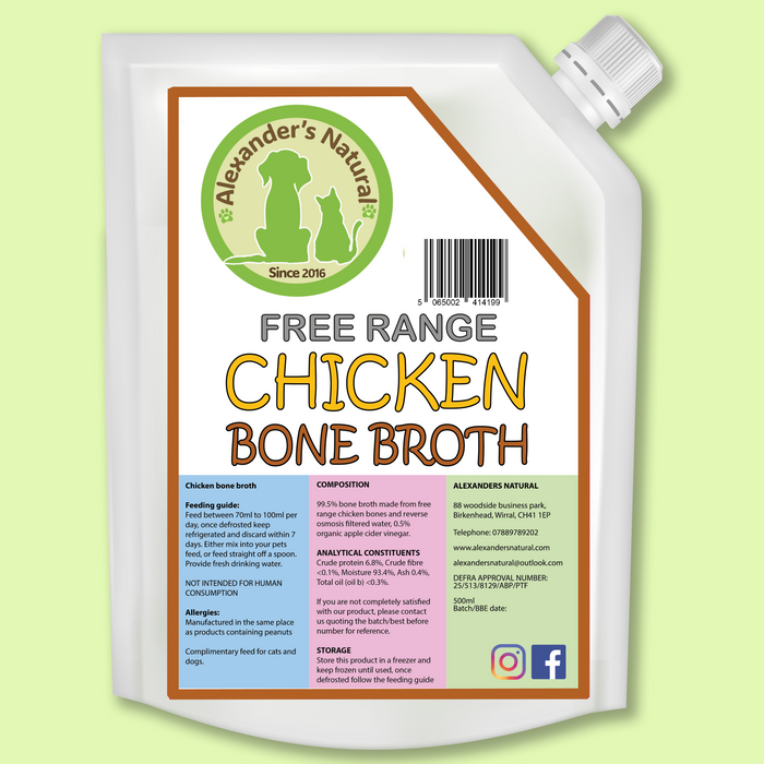 Bone Broth 500ml Pouch - Alexander's Natural