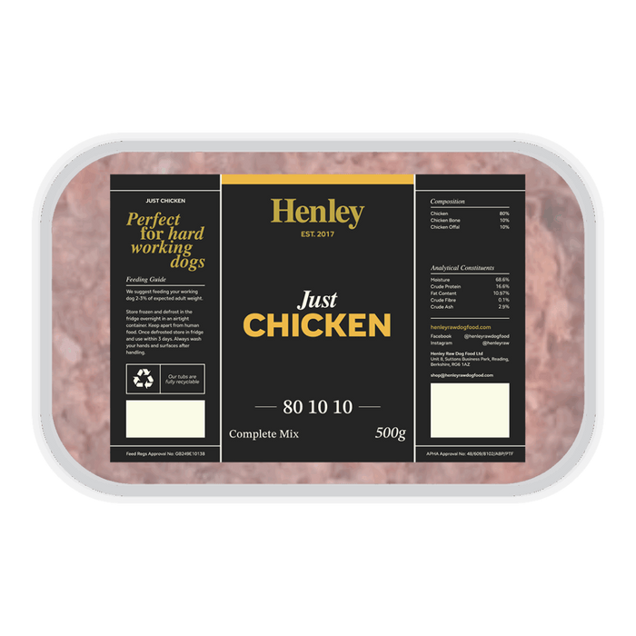 Just Chicken 80-10-10 - Henley Raw