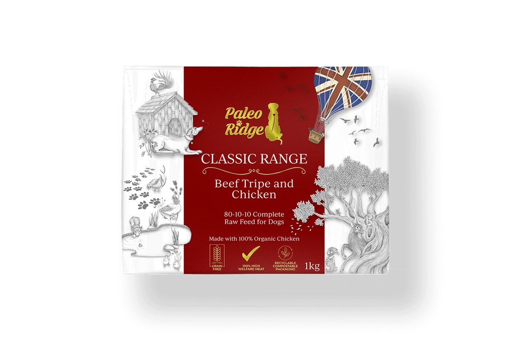 Classic Beef Tripe & Chicken 1kg - Paleo Ridge