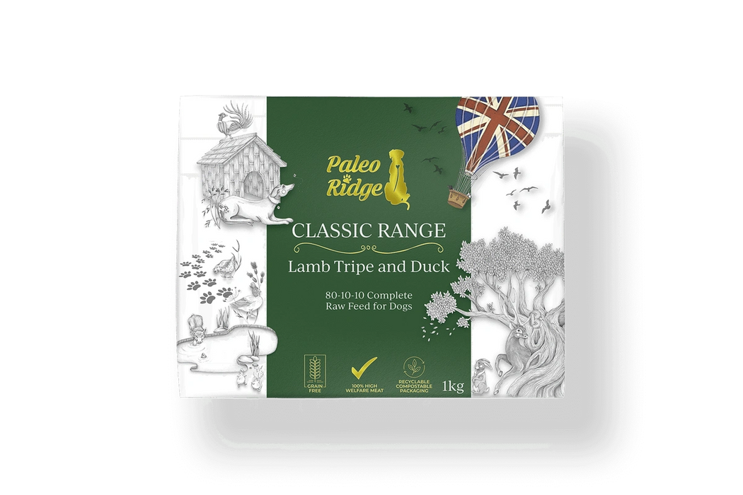 Classic Lamb Tripe & Duck 500g - Paleo Ridge