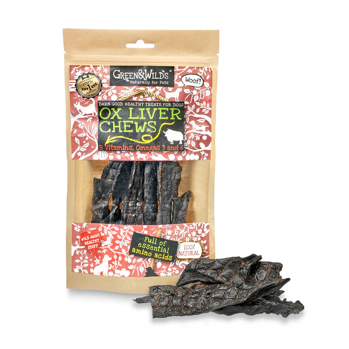 Ox Liver Chews - Green & Wilds