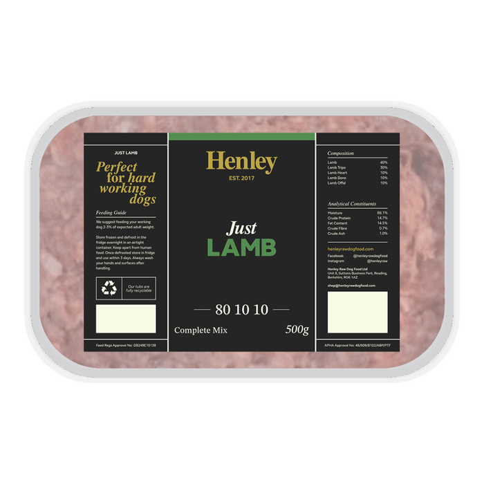 Just Lamb 80-10-10 - Henley Raw