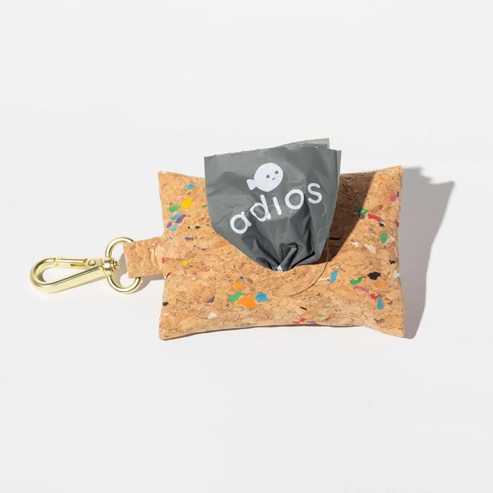 Handmade Cork Poo Bag Holder - Adios
