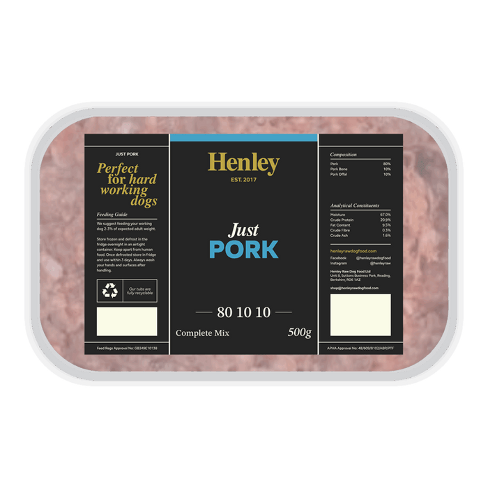 Just Pork 80-10-10 - Henley Raw