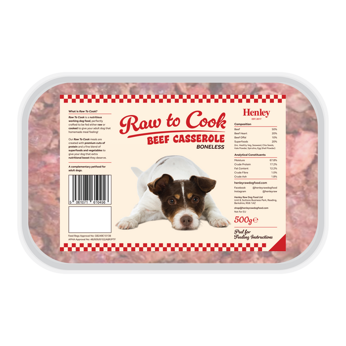 Raw To Cook Beef Casserole - Henley