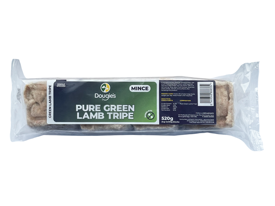 Pure Green Lamb Tripe - Dougie's