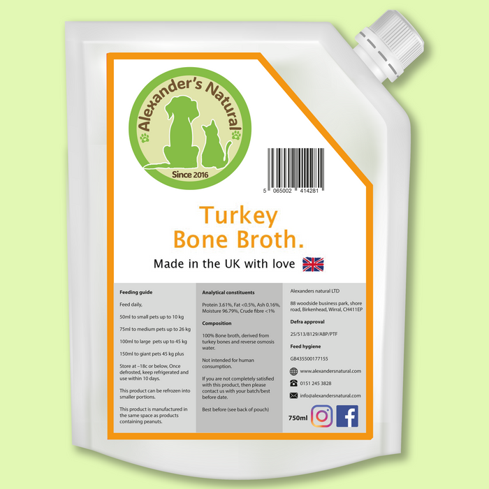 Bone Broth 500ml Pouch - Alexander's Natural