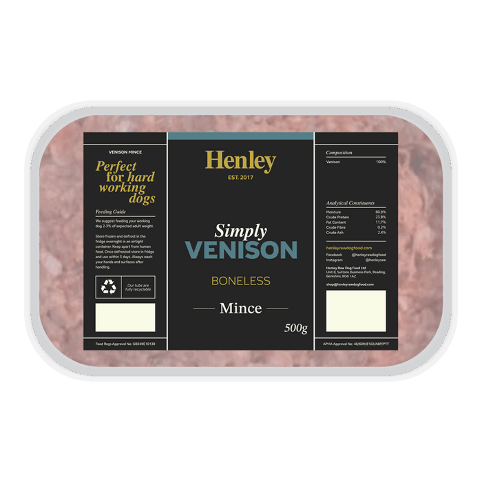 Simply Venison - Henley Raw
