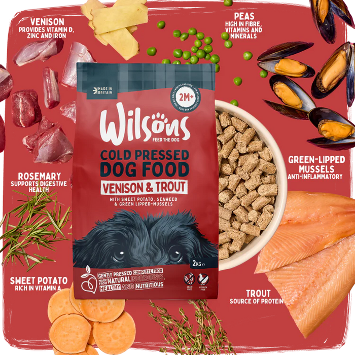 Wilsons Venison & Trout Premium Cold Pressed