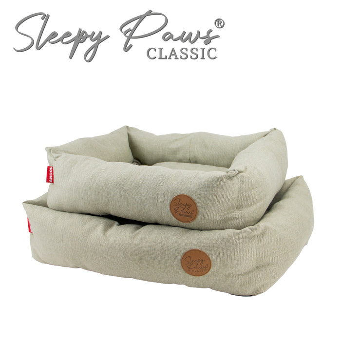Sleepy Paws Square Bed - Green