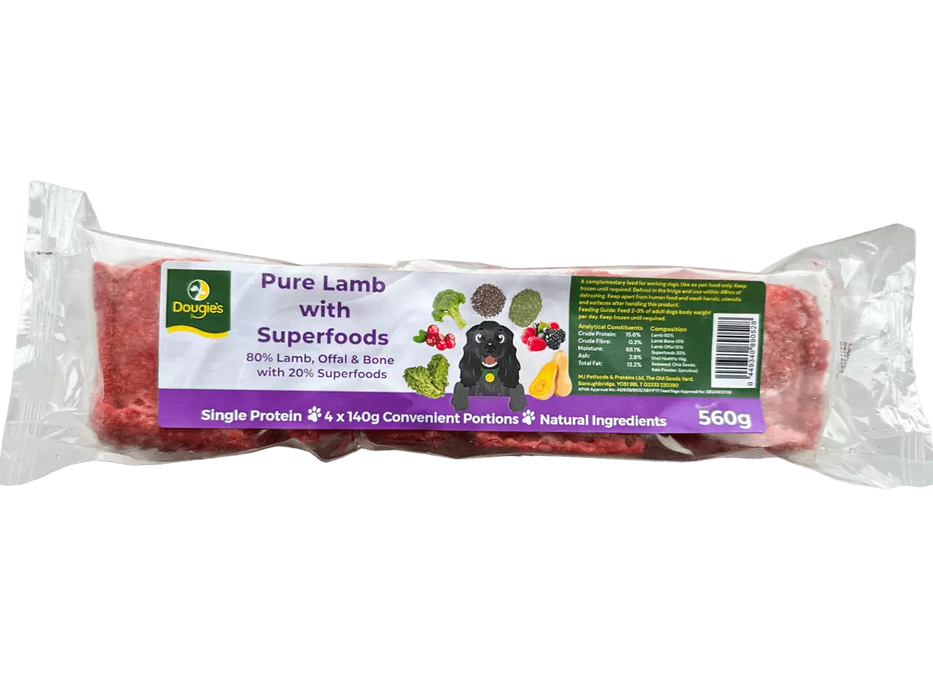 Lamb with Superfoods 80/20 - Dougie's