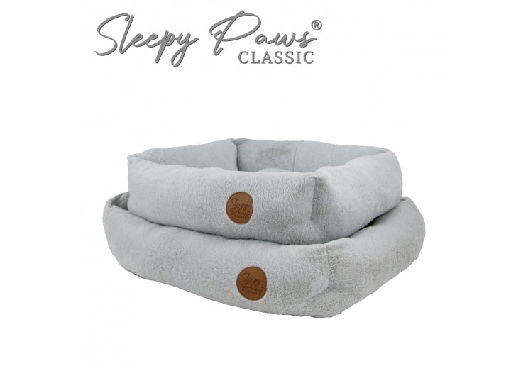 Sleepy Paws Square Bed - Grey