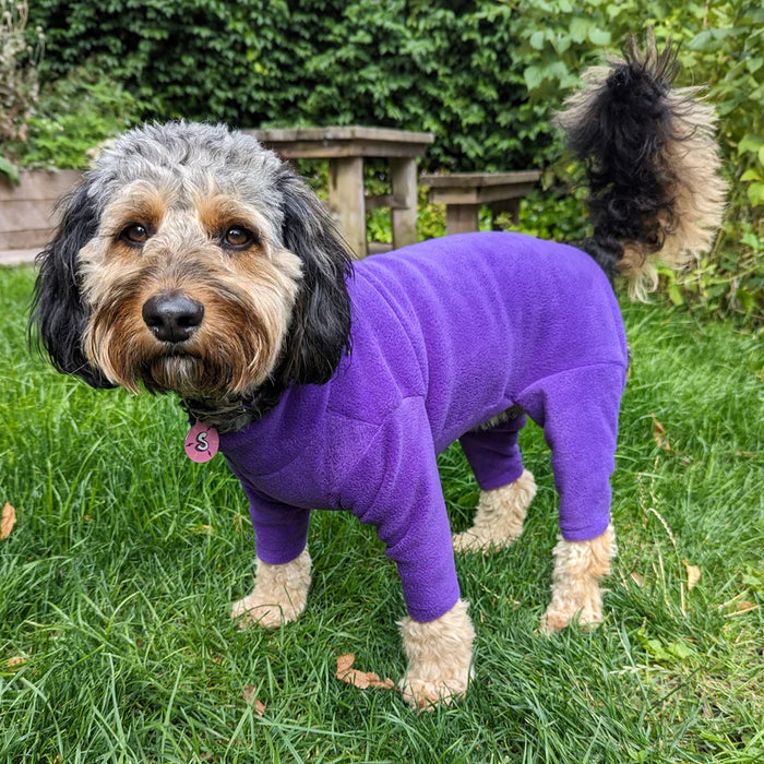 Pawsome Suits 4 Leg Polar Fleece Dog Suit