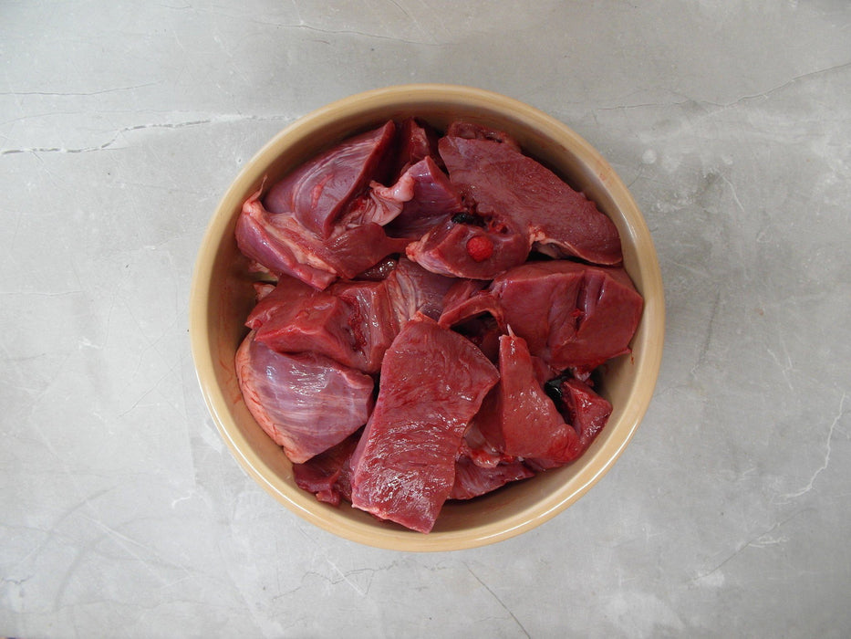 Pig Heart Diced - Rawtdoor