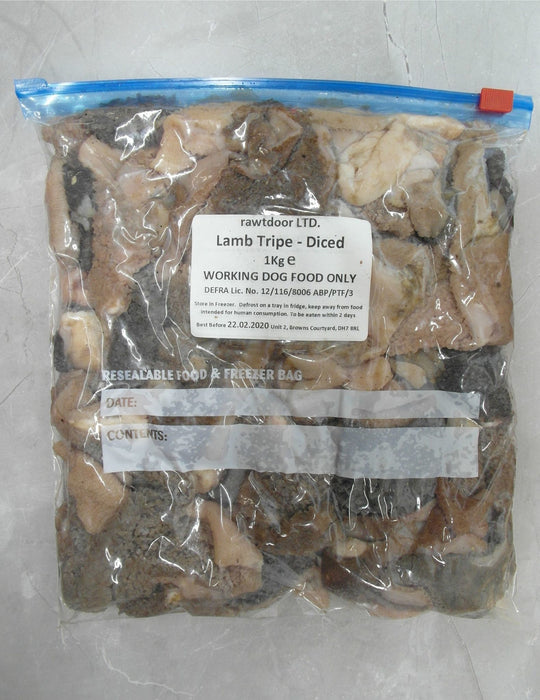 Diced Lamb Tripe - Rawtdoor